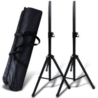 SUPRIMO SOLID 1 SET STOJAKI STATYWY KOLUMNOWE STALOWE TRIPOD GŁOŚNIKOWY TORBA ZESTAW
