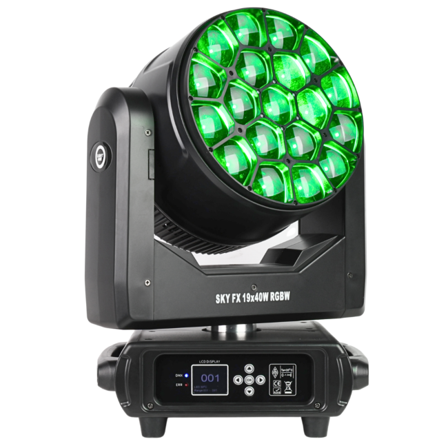 LIGHT4ME SKY FX 19x40W RGBW GŁOWICA RUCHOMA WASH
