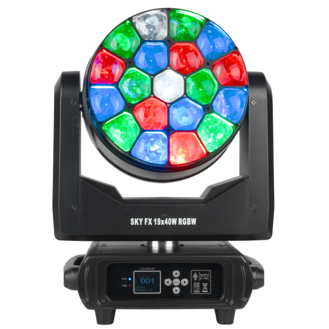 LIGHT4ME SKY FX 19x40W RGBW GŁOWICA RUCHOMA WASH