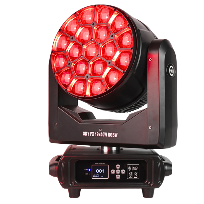 LIGHT4ME SKY FX 19x40W RGBW GŁOWICA RUCHOMA WASH