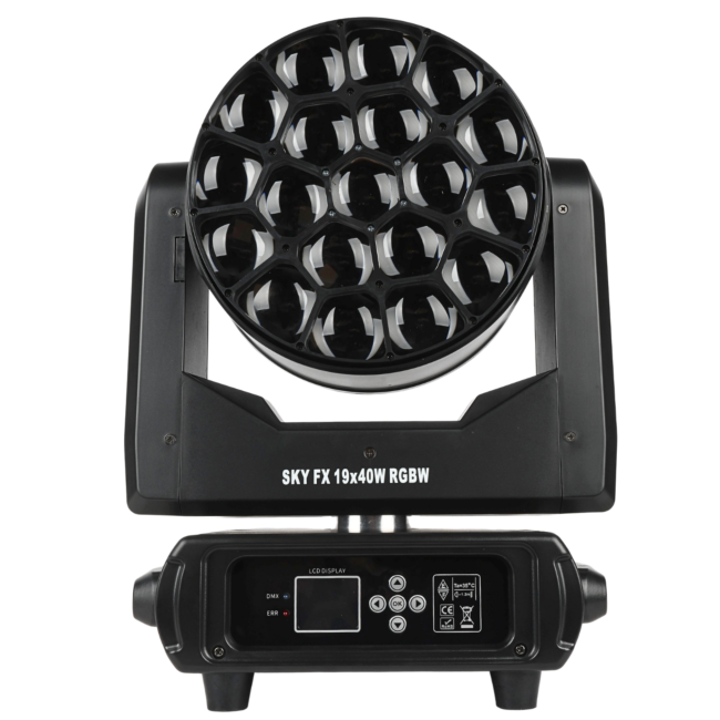 LIGHT4ME SKY FX 19x40W RGBW GŁOWICA RUCHOMA WASH