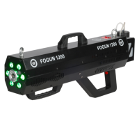 LIGHT4ME FOGUN 1200 GENERATOR WYTWORNICA DYMU MGŁY 1200W KARABIN 6X3W RGB LED PASEK NA RAMIĘ