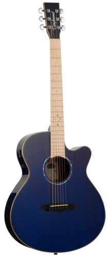 TANGLEWOOD TW4 CE BLA NIEBIESKA GITARA ELEKTROAKUSTYCZNA WINTERLEAF