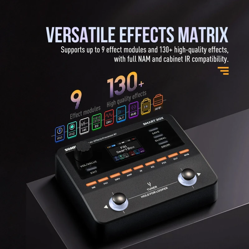 SONICAKE QME-20 SMART BOX MULTIEFEKT GITAROWY PROCESOR