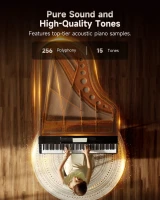 DONNER OURA S100 CZARNE PIANINO CYFROWE WAŻONA KLAWIATURA 88 KLAWISZY BLUETOOTH
