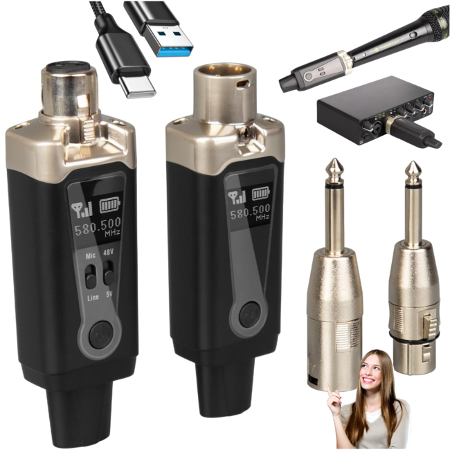 DNA WXLR1 bezprzewodowy system transmisji audio UH