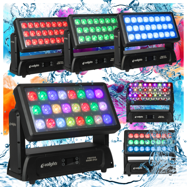 EVOLIGHTS PROTOS 800W IP65 wall washer oświetlenie