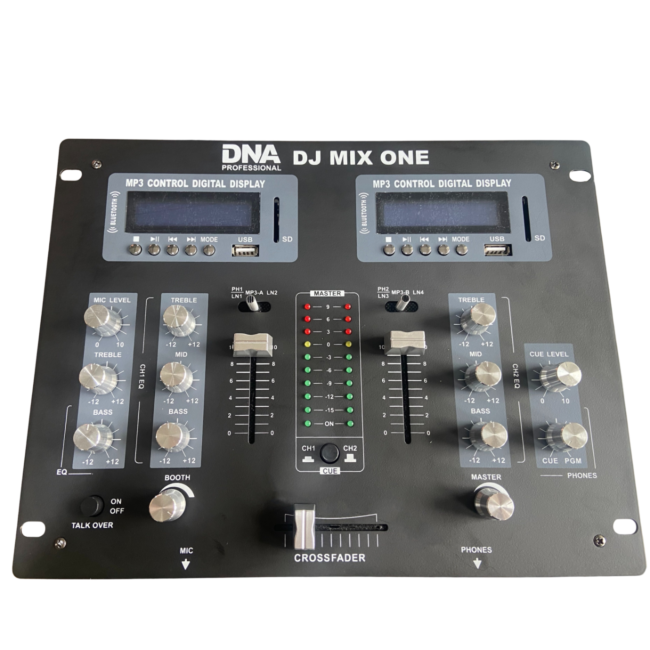 DNA DJ MIX ONE analogowy mikser dźwięku stereo Blu