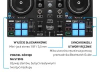 HERCULES DJCONTROL INPULSE 200 MK3 KONTROLER DJ
