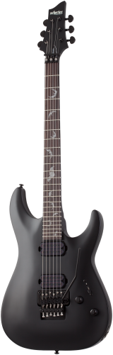 SCHECTER DAMIEN 6 FR SATIN BLACK CZARNA GITARA ELEKTRYCZNA FLOYD ROSE