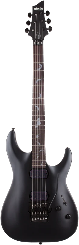 SCHECTER DAMIEN 6 FR SATIN BLACK CZARNA GITARA ELEKTRYCZNA FLOYD ROSE