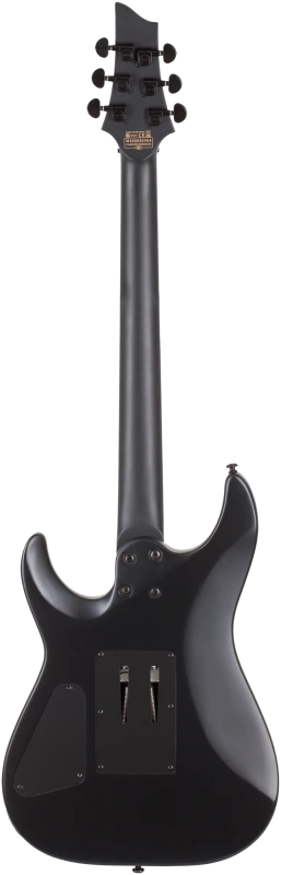 SCHECTER DAMIEN 6 FR SATIN BLACK CZARNA GITARA ELEKTRYCZNA FLOYD ROSE