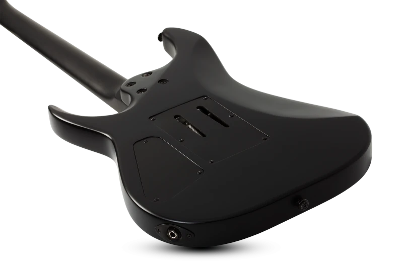 SCHECTER DAMIEN 6 FR SATIN BLACK CZARNA GITARA ELEKTRYCZNA FLOYD ROSE