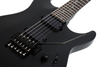 SCHECTER DAMIEN 6 FR SATIN BLACK CZARNA GITARA ELEKTRYCZNA FLOYD ROSE