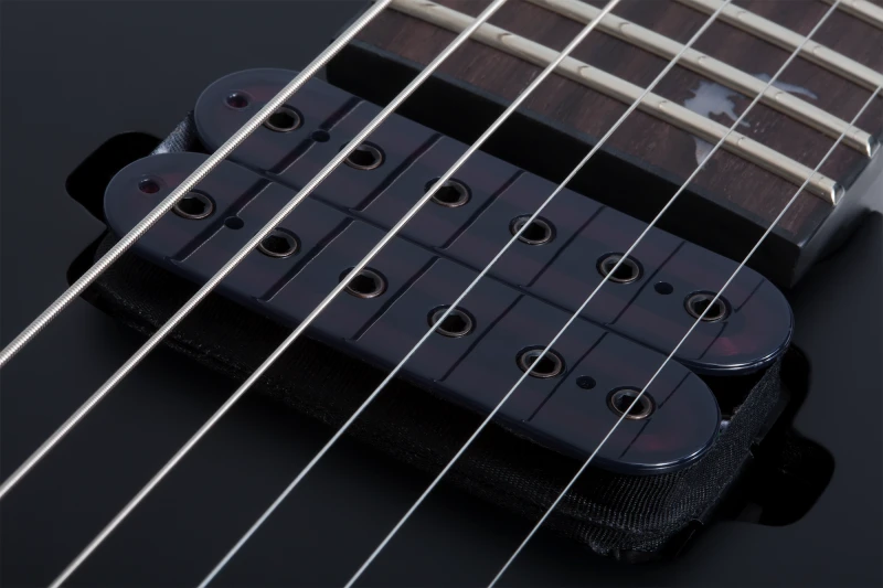 SCHECTER DAMIEN 6 FR SATIN BLACK CZARNA GITARA ELEKTRYCZNA FLOYD ROSE