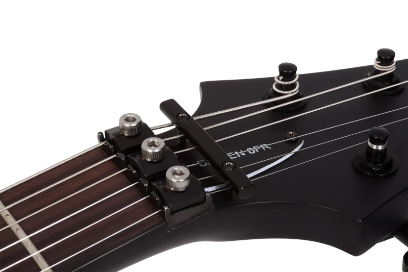 SCHECTER DAMIEN 6 FR SATIN BLACK CZARNA GITARA ELEKTRYCZNA FLOYD ROSE