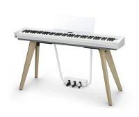 CASIO PX-S7000 WE BIAŁE PIANINO CYFROWE Z NOGAMI PEDAŁY BLUETOOTH WAŻONA KLAWIATURA