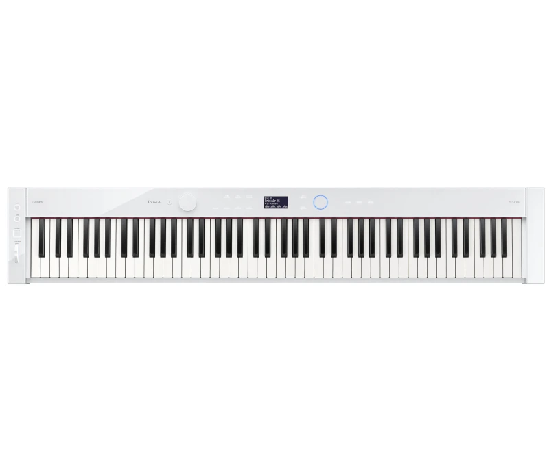 CASIO PX-S7000 WE BIAŁE PIANINO CYFROWE Z NOGAMI PEDAŁY BLUETOOTH WAŻONA KLAWIATURA