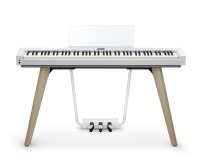 CASIO PX-S7000 WE BIAŁE PIANINO CYFROWE Z NOGAMI PEDAŁY BLUETOOTH WAŻONA KLAWIATURA