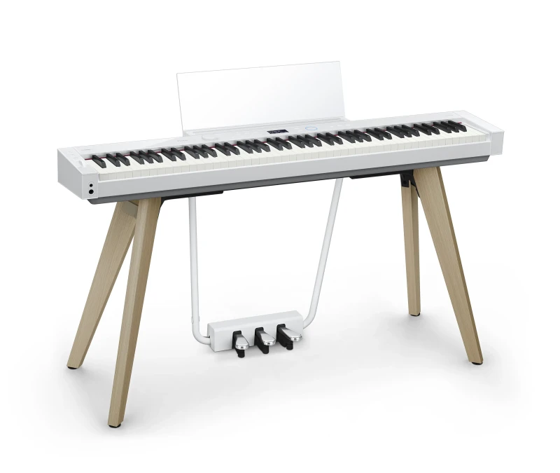 CASIO PX-S7000 WE BIAŁE PIANINO CYFROWE Z NOGAMI PEDAŁY BLUETOOTH WAŻONA KLAWIATURA