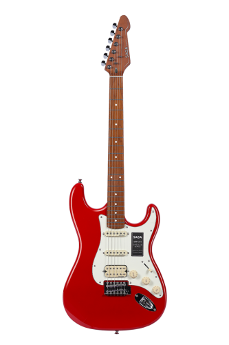 SAGA SMF1314H RD HSS CZERWONA GITARA ELEKTRYCZNA