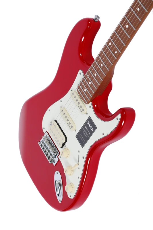 SAGA SMF1314H RD HSS CZERWONA GITARA ELEKTRYCZNA