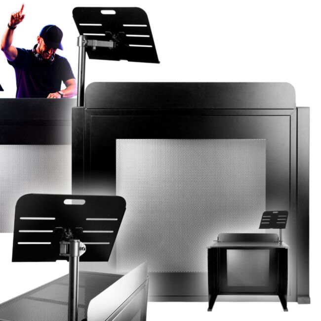 DNA DJB 2 STÓŁ MOBILNE STANOWISKO DJ UCHWYT NA LAPTOP SŁUCHAWKI KUBEK TORBA