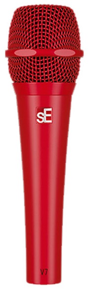 SE ELECTRONICS V7 RED CZERWONY MIKROFON DYNAMICZNY WOKALNY