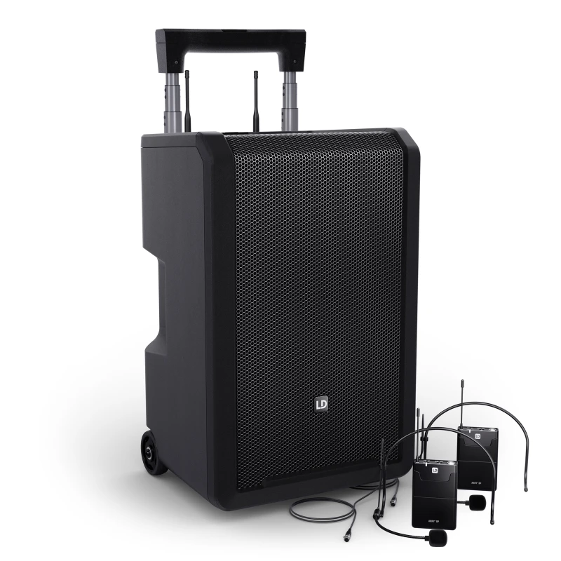 LD SYSTEMS ANNY 10 BPH 2 B6 GŁOŚNIK BLUETOOTH Z AKUMULATOREM MIKROFONY DO RĘKI NAGŁOWNY