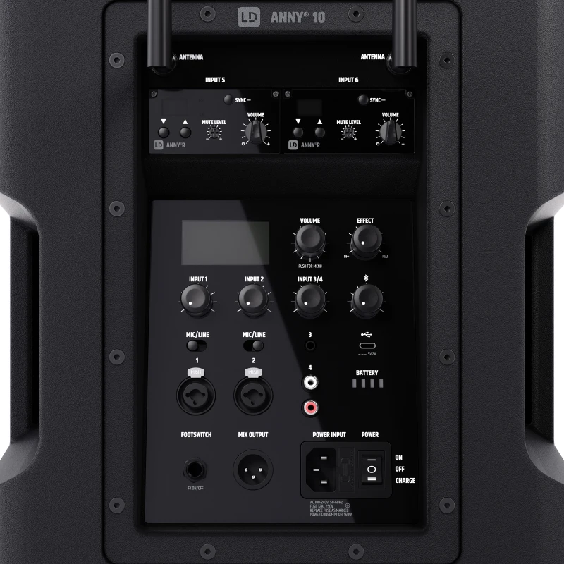 LD SYSTEMS ANNY 10 BPH 2 B6 GŁOŚNIK BLUETOOTH Z AKUMULATOREM MIKROFONY DO RĘKI NAGŁOWNY