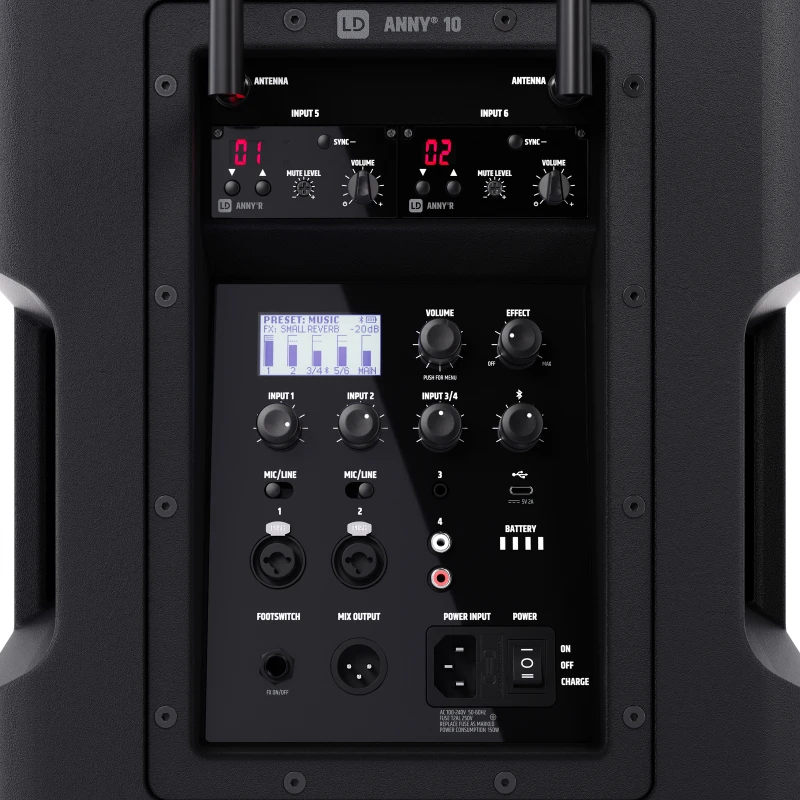 LD SYSTEMS ANNY 10 BPH 2 B6 GŁOŚNIK BLUETOOTH Z AKUMULATOREM MIKROFONY DO RĘKI NAGŁOWNY