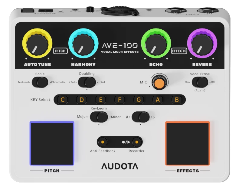 AUDOTA AVE-100 VOCAL PROCESOR WOKALOWY MULTIEFEKT WOKALNY