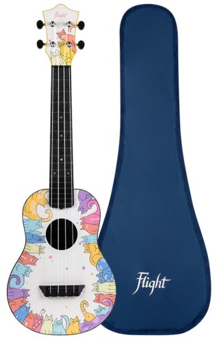 FLIGHT TUC KITTY UKULELE KONCERTOWE