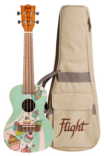 FLIGHT AUC33 CUPCAKE UKULELE KONCERTOWE