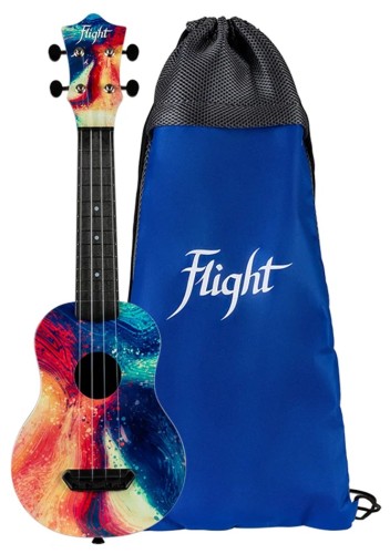 FLIGHT UTS-40 SWIRL ULTRA TRAVEL UKULELE SOPRANOWE