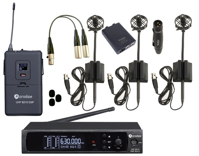 Prodipe UHF DSP AL21 PACK SOLO - system bezprzewodowy do akordeonu