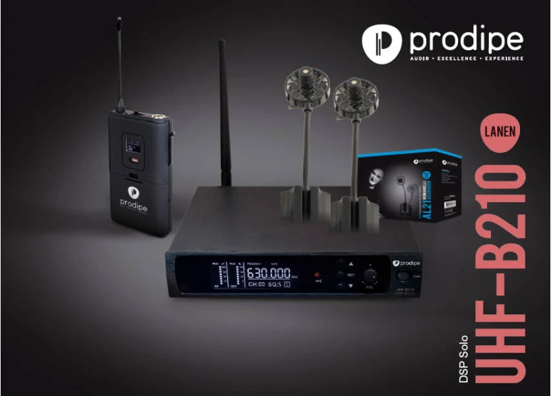 Prodipe UHF DSP AL21 PACK SOLO - system bezprzewodowy do akordeonu