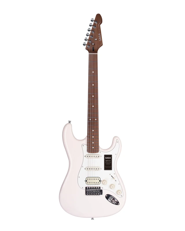Gitara elektryczna SAGA SMF1314H WH (HSS)