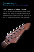 Gitara elektryczna SAGA SMF1314H RD (HSS)