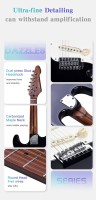 Gitara elektryczna SAGA SMF1314 RD (SSS)