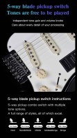Gitara elektryczna SAGA SMF1314 RD (SSS)