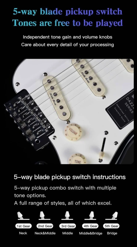 Gitara elektryczna SAGA SMF1314 RD (SSS)