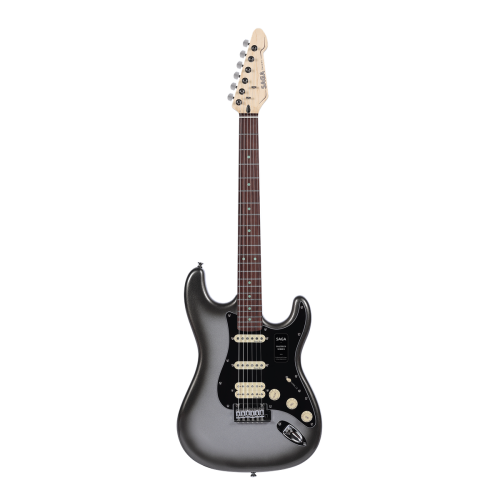 Gitara elektryczna SAGA Dazzles Mercury Gray (HSS)