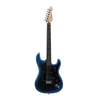Gitara elektryczna SAGA Dazzles Dark Night Blue (HSS)