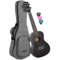 CASCHA HH 2300 PREMIUM SET CZARNE UKULELE KONCERTOWE
