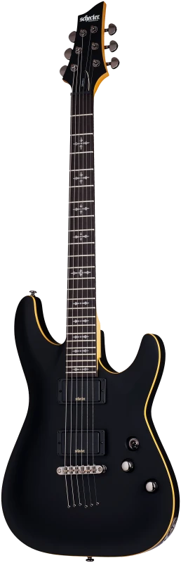 SCHECTER DEMON 6 AGED BLACK SATIN CZARNA GITARA ELEKTRYCZNA