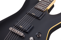 SCHECTER DEMON 6 AGED BLACK SATIN CZARNA GITARA ELEKTRYCZNA