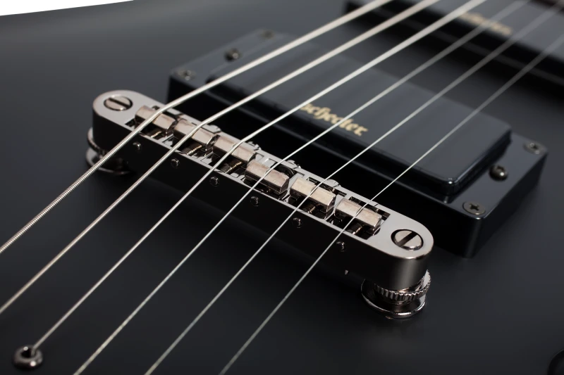 SCHECTER DEMON 6 AGED BLACK SATIN CZARNA GITARA ELEKTRYCZNA