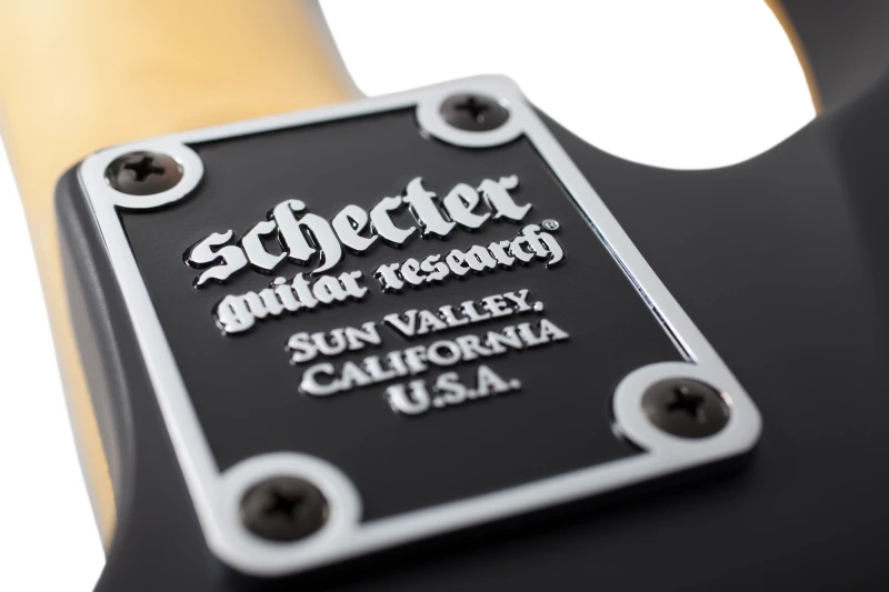 SCHECTER DEMON 6 AGED BLACK SATIN CZARNA GITARA ELEKTRYCZNA