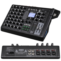 DNA MIX-EFF 6 ANALOGOWY MISKER DZWIĘKU 6 KANAŁÓW USB MP3 BLUETOOTH PHANTOM +48V DSP EQ EFEKTY